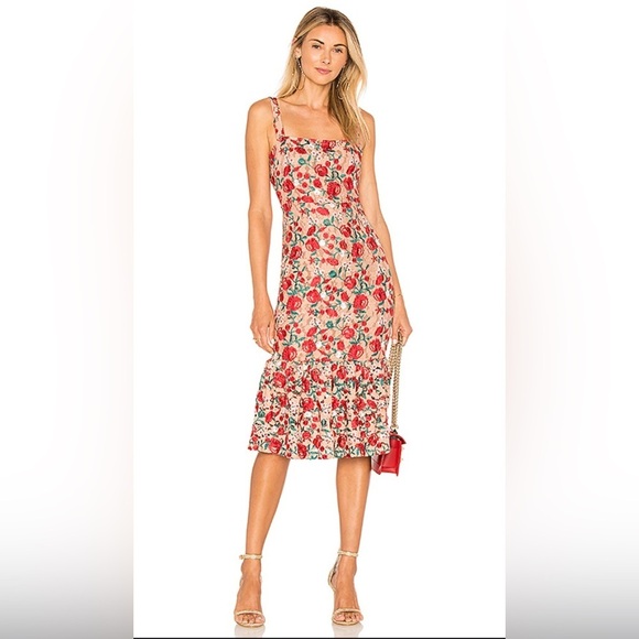 FRIENDS Dresses & Skirts - Lovers and Friends UNDER THE STARS MIDI Floral Print  Dress